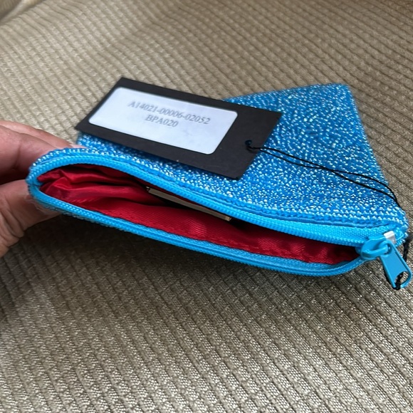 Inge Christopher Designer Beaded Zipped Wallet Paris design NEW - Picture 9 of 9